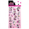 Minnie Mouse 3D vypuklé nálepky na hárku 10x22cm