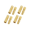 GForce Konektor zlacený 4.0mm krátký 4 páry GF-1000-006