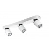 Stropní a nástěnné bodové svítidlo Azzardo Tomi 3 white/grey AZ0664 GU10 3x50W IP20 54cm bílo-šedé