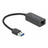 Delock USB 2.0 adaptér [1x USB-A konektor - 1x RJ45 zásuvka] 66646 0.16 m