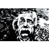 Vymalujsisam.sk Maľovanie podľa čísiel - Albert Einstein Veľkosť: 40x60cm, Rám: Bez rámu, iba zrolované plátno