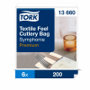 13660 - TORK obrúsky skladané na príbor PREMIUM 40 cm / 3 vr/ béžové / cena za balenie 200 ks