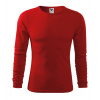 MALFINI FIT-T LONG SLEEVE 119 / Pánske tričko, dlhý rukáv - červená L