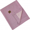 EKO Deka bambusová s kožušinovou podšívkou Lilac 100x80