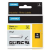páska DYMO 1805431 PROFI D1 RHINO Black On Yellow Vinyl Tape (24mm)