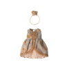 Šaty pre princeznú myšku s korunkou Maileg