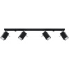 Sollux Lighting Merida stropné svietidlo 4x40 W čierna SL.0459