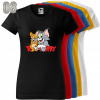 Malfini Dámske tričko s motívom Toma a Jerryho – 11 dizajnov, viac farieb Veľkosť: XXL, Motív: Motív č. 8