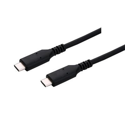 C-TECH kabel USB 4.0, Type-C (CM/CM), PD 100W, 40Gbps, 0,5m, černý CB-USB4-05B