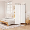 vidaXL 3-panelový paraván biely 120x200 cm látkový - Biela - 7553-149329