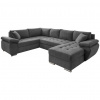 Livetastic SEDACIA SÚPRAVA, textil, antracitová - Online Only obývacie izby - 002310003053