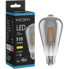 Mexen Vintis Žiarovka filament LED E27, ST64, 6W, Teplá - 2700K, 510 lm, dymová - L152-E27-0627-70