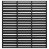 Plotový dílec WPC 180 x 180 cm černý Černý 318111