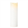 SIRIUS LED sviečka na batérie Sára, Ø 7,5 × 25 cm, biela 2× AA