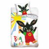 Carbotex Obliečky Zajko Bing a Dúhové slniečko 140x200, 70x90 cm