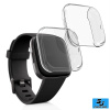 Silikónový obal Fitbit Versa 2 – priehľadná (2ks)