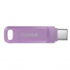 SanDisk Ultra Dual Drive Go/64GB/USB 3.2/USB-A + USB-C/Fialová