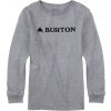detské tričko BURTON BOYS MOUNTAIN HORIZONTAL LS GRAY HEATHER M