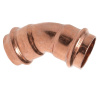 Kirchhoff CU koleno 45° 2 pouzdra polotovar 15 mm