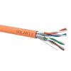 Instalační kabel Solarix CAT6A STP LSOH B2ca-s1,d1,a1 650 MHz 500m/cívka SXKD-6A-STP-LSOH-B2ca
