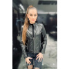 Max Original Leather Dámska kožená bunda ALICE (3XL 58-60) - Čierna - 3XL