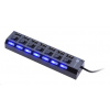 Rozbočovač USB CONNECT IT Mohutný prepínač, 7 portov ON/OFF