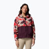 Dámska vetrovka Columbia Spire Valley Printed Windbreaker washed red ikatbloom print/moonvista