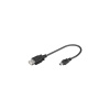 PremiumCord USB redukce kabel USB A/female - Mini 5pin USB/male 20cm OTG kur-16