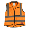 Milwaukee Výstražná vesta s vysokou viditeľnosťou PREMIUM - oranžová - L/XL 4932471899