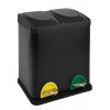 Nášľapný odpadkový kôš na triedený odpad TORO 30l čierny