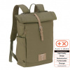 Prebaľovací batoh Lässig ROLLTOP 2025 LÄSSIG Green Label Rolltop Backpack olive