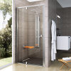 Ravak Sprchové dveře Pivot PDOP2 PDOP2-110 satin+transparent 03GD0U00Z1