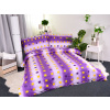 Aaryans francúzske bavlnené obliečky Karla fialové 220x200/70x90cm