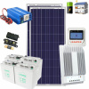 Solárny HB záložný systém AC-24H/4.8kW D24V/SP1070Wp/RM50A/2A250Ah/CS8 BACKUP90RD (BACKUP90-RDOM-80M: Pevný hybridný FV UPS-BackUp komplet GRID-TIE pre MIKRO spotrebu elektrickej energie do 1500W/deň