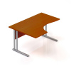 Lenza Ergonomický stôl Visio 140 x 100 cm, ľavý, čerešňa