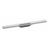 Hansgrohe RainDrain Flex Lineárny sprchový žľab s roštom z nehrdzavejúcej ocele 800, ku stene, skrátiteľný, kefovaná nerezová 56051800-HG