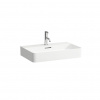 Laufen VAL Umývadlo do nábytku 65x42cm, s 1 otvorom pre batériu uprostred, biela H8102840001041