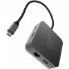 Green Cell HUB2 USB-C, 3x USB 3.0 RJ45 1Gbps HDMI 4K, DEX Nintendo Switch Apple AK61