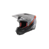 ALPINESTARS Prilba S-M5 RAYON HELMET ECE (čierna/biela/oranžová fluo/matná, veľ. 2XL) 140
