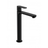 Hansgrohe Rebris S Batéria na umývadlovú misu, s výpustom, CoolStart, matná čierna 72580670-HG