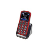 Aligator A321 Senior Dual SIM, červená-černá nabíjecí stojánek A321RB
