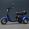 Elektrická trojkolka Leramotors Scooters C5 2000W Modra, COC certifikát