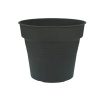 PROSPERPLAST Kvetináč TUBO P BETON EFFECT 23,9cm antracit