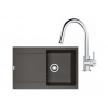 FRANKE SETG258ŠB fragranit drez 780x500 mm MRG 611 Šedá Bridlica+batéria FS 3229.031 Chróm FRA 114.0720.185