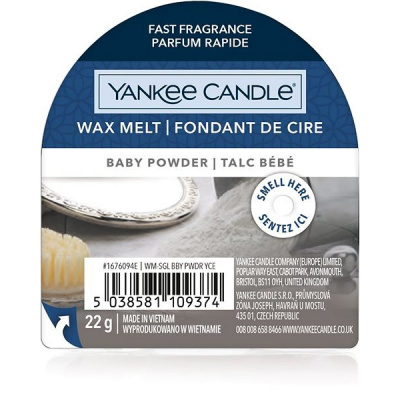 Yankee Candle vosk do aromalampy Baby Powder 22 g