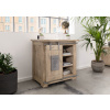 Bighome - IRON Komoda Mango 70x45x70 bielená, lakovaná