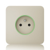 Ajax SoloCover (smart) - Samostatný kryt zásuvky, slonová kost (AJAX60042)