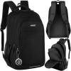 MG Backpack batoh čierny 45L