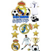 CUKROVÁ TLAČ jedlý obrázok na tortu Cukrová hmota Real Madrid FUTBALOVÁ LOPTA 2 + MENO