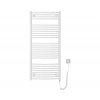Aqualine | Aqualine - Kúpeľňový elektrický radiátor ORBIT-E 600W/230V 132 cm biela oblý | SH0357